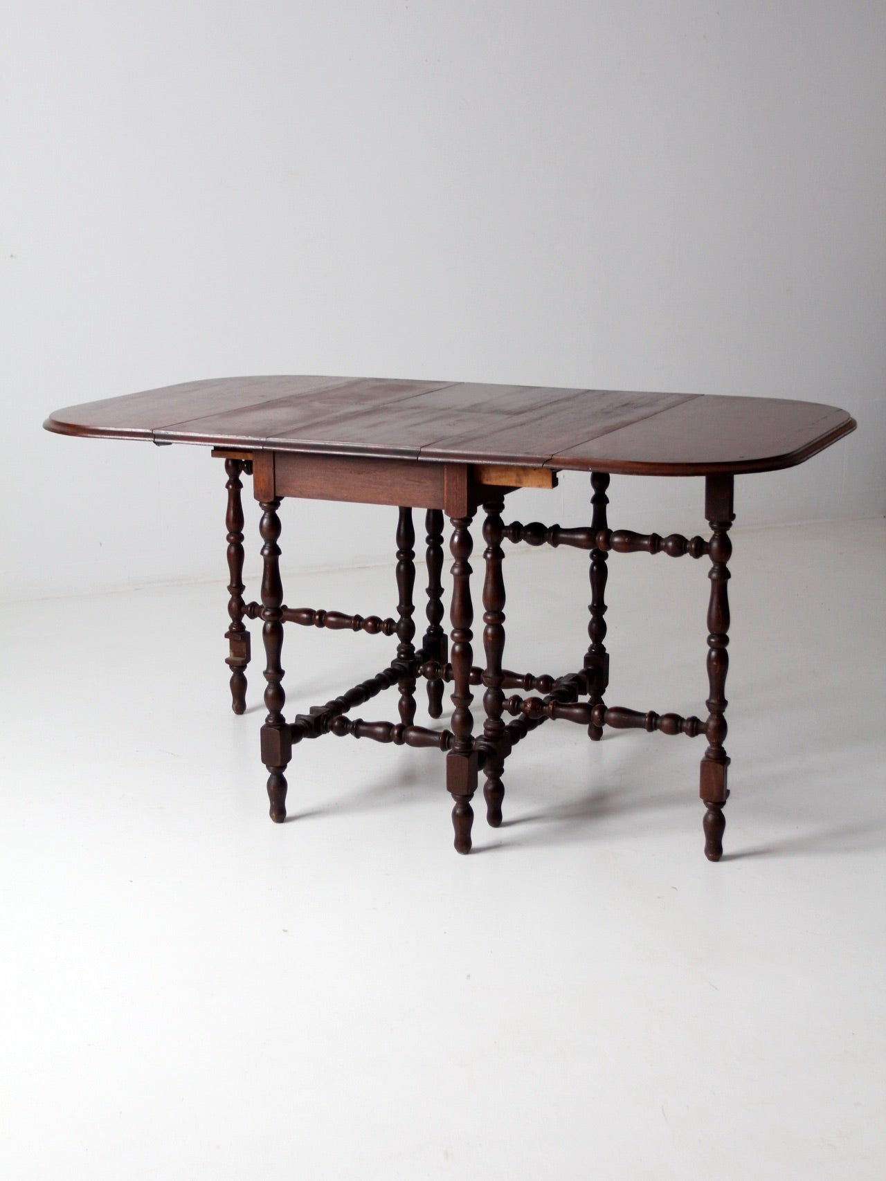 vintage gate leg drop leaf table