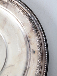 vintage silverplate tray by Reed & Barton