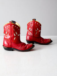 vintage 40s children's Bronco boots