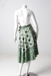 vintage boho wrap skirt