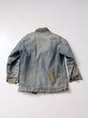 vintage Sears denim barn coat