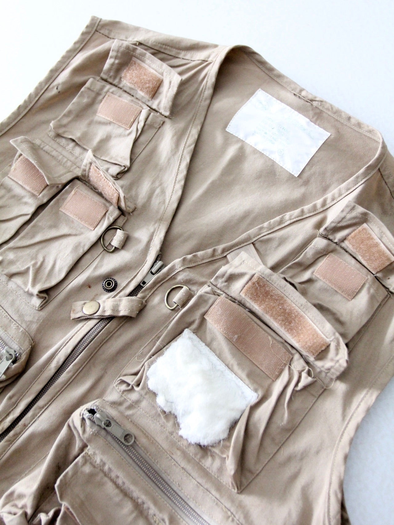 Vintage New With Tags the Pro vest Fly Fishing Vest khaki Sz xl NOS