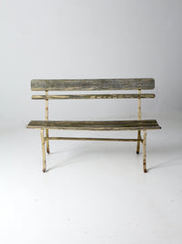 vintage garden bench