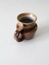 vintage studio pottery mug
