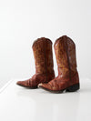 vintage Gavilla snakeskin boots, women's 5.5