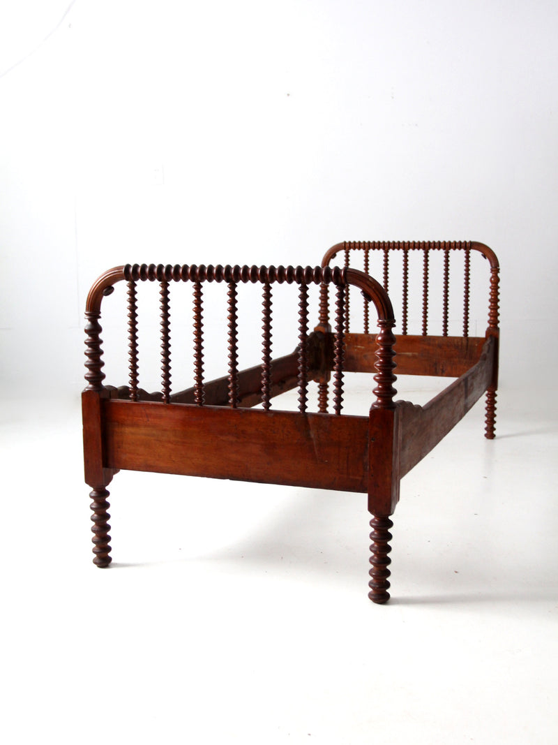 antique spool bed