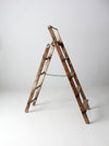 vintage rustic folding ladder