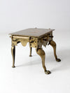antique brass footman