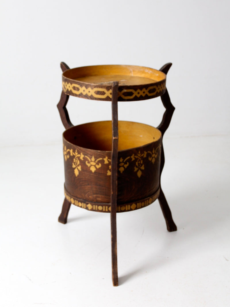 antique bandbox table