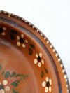 vintage Mexican pottery serving dishes pair