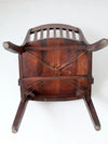 antique wooden library chair