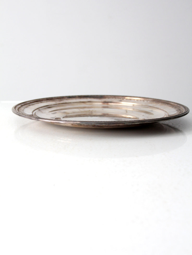 vintage silverplate tray by Reed & Barton