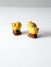 vintage bird salt and pepper shakers