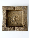 vintage brass ashtray