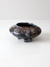 antique three footed bowl vase