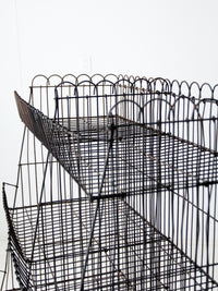 vintage wire display rack