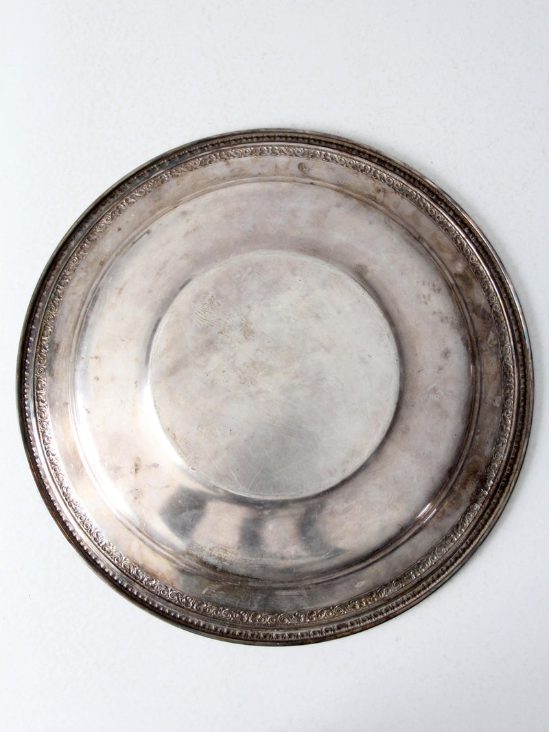 vintage silverplate tray by Reed & Barton