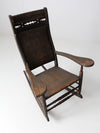 antique American rustic rocking chair
