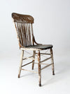 antique spindle back chair