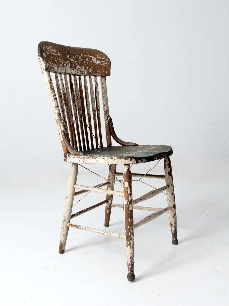 antique spindle back chair