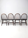 antique wood dining chairs set of 4