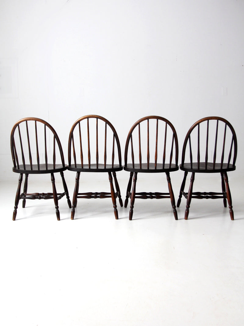 antique wood dining chairs set of 4