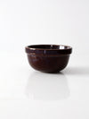 antique brown stoneware bowl