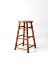 antique primitive wooden stool