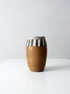 vintage signed studio pottery vase