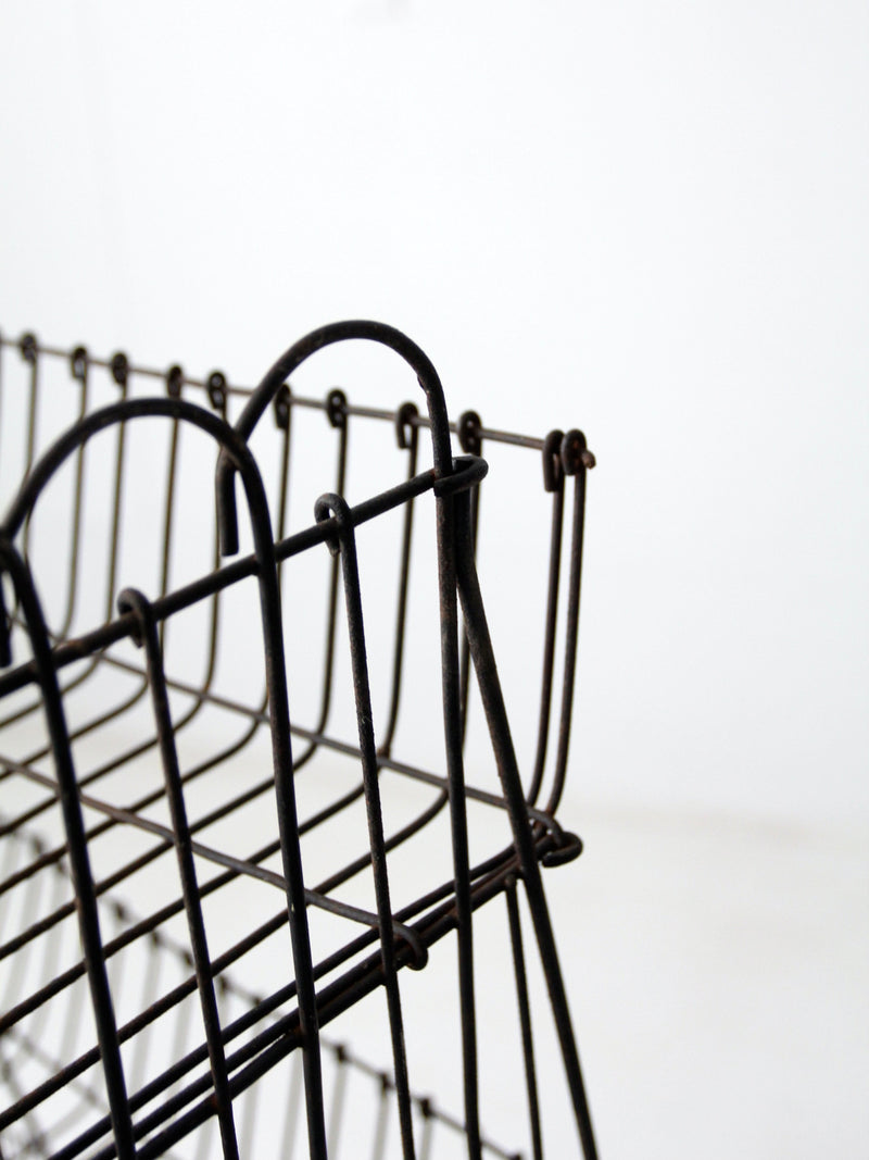 vintage wire display rack