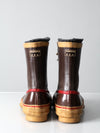 vintage duck boots - men's size 9