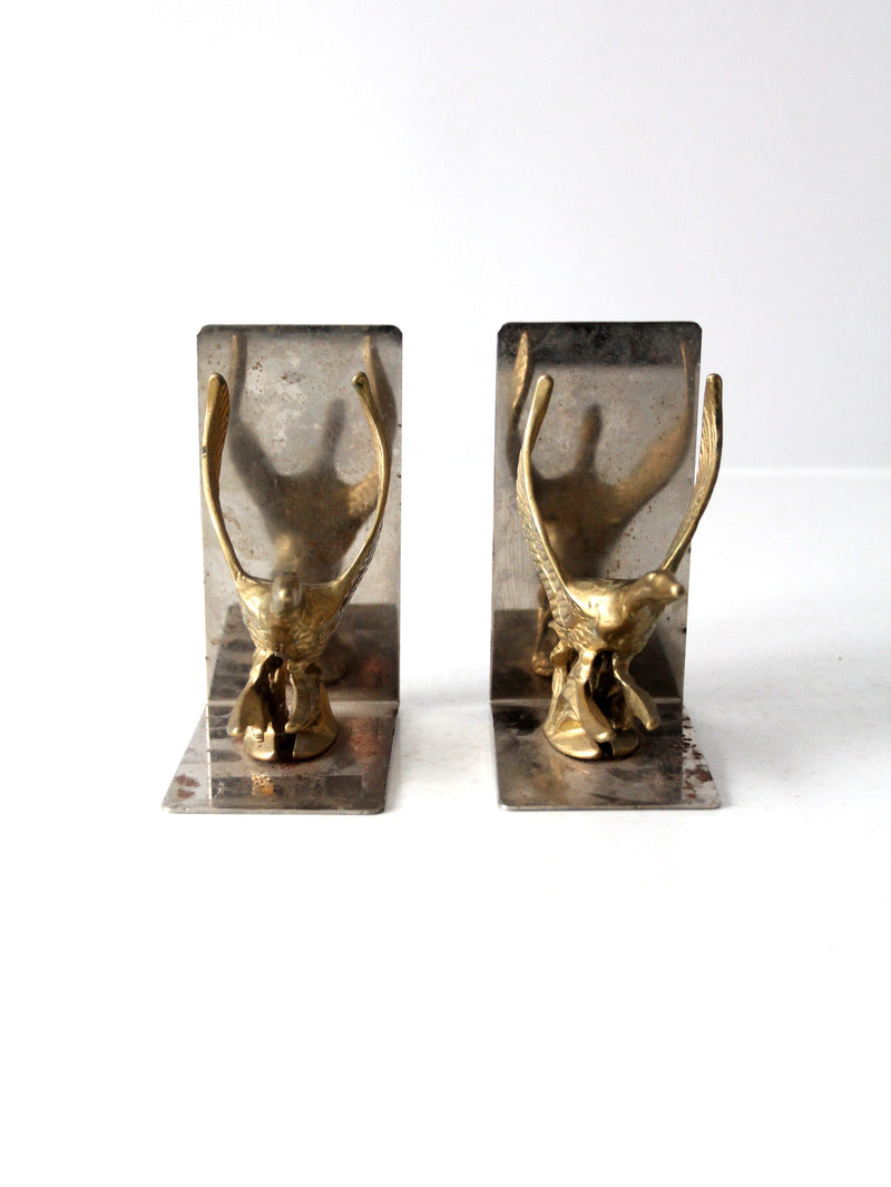 mid-century duck bookends