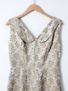 vintage 60s brocade dress