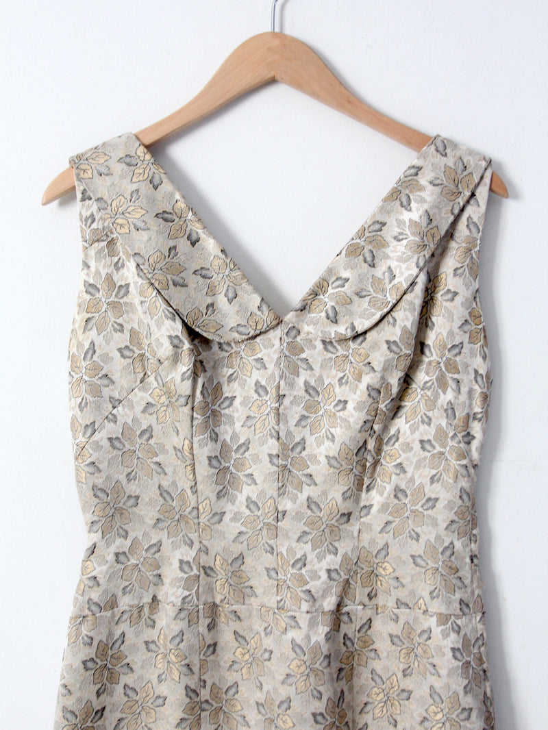 vintage 60s brocade dress
