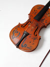 vintage boho art violin