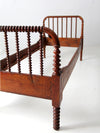 antique spool bed