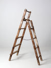 vintage rustic folding ladder