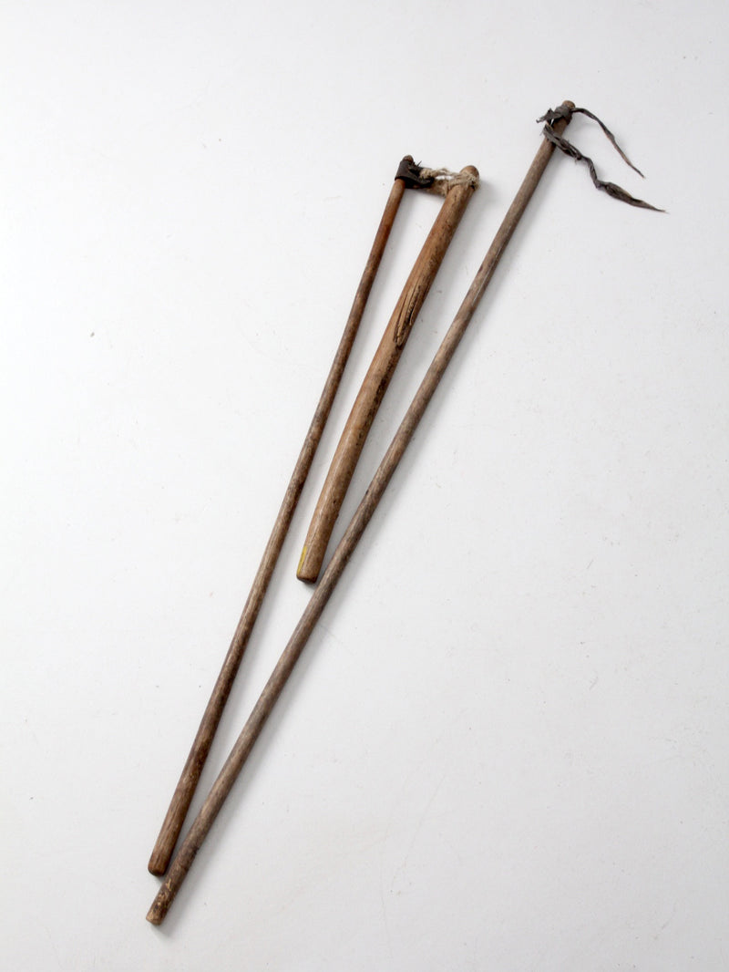 antique primitive harvest tools