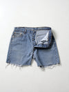 vintage Levis 501 cutoff shorts, W 35