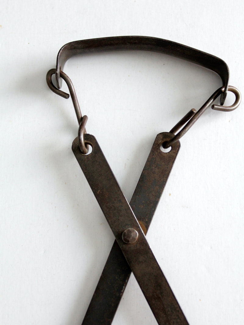 antique ice hook tongs
