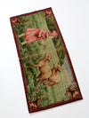 antique woven tapestry wall hanging