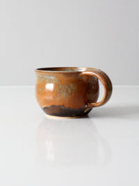 vintage studio pottery mug