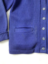 vintage blue cardigan sweater