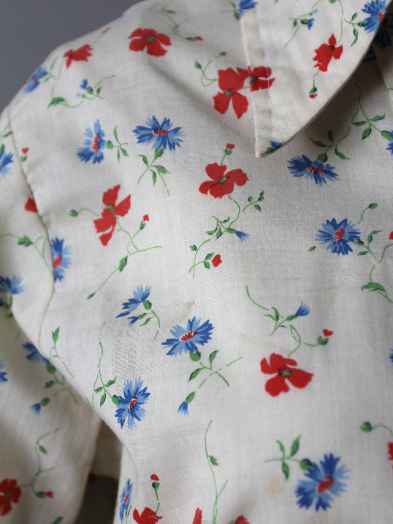 vintage floral shirt