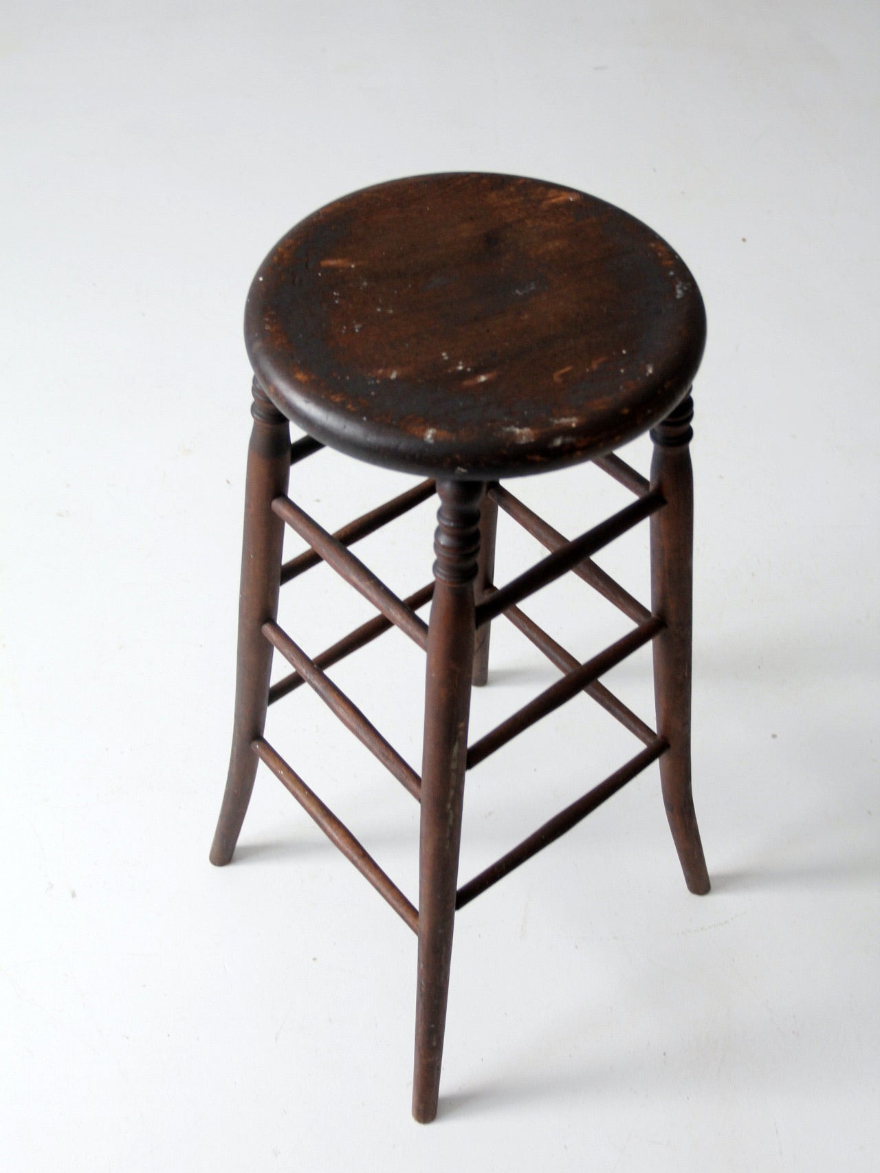 antique wooden stool – 86 Vintage