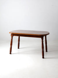 mid century oak dining table