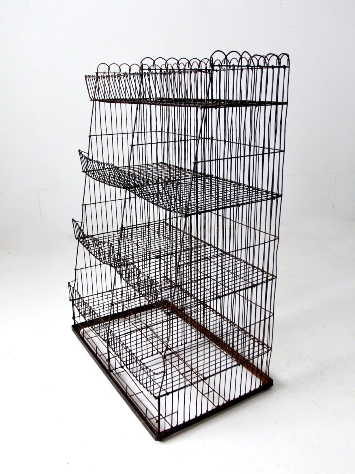 Vintage 80s Industrial Display Rack 引取限定 vintage wire display rack – 86 Vintage