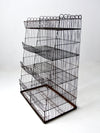 vintage wire display rack