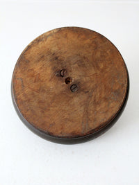 antique nut cracker bowl