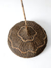 vintage wicker bird cage with stand